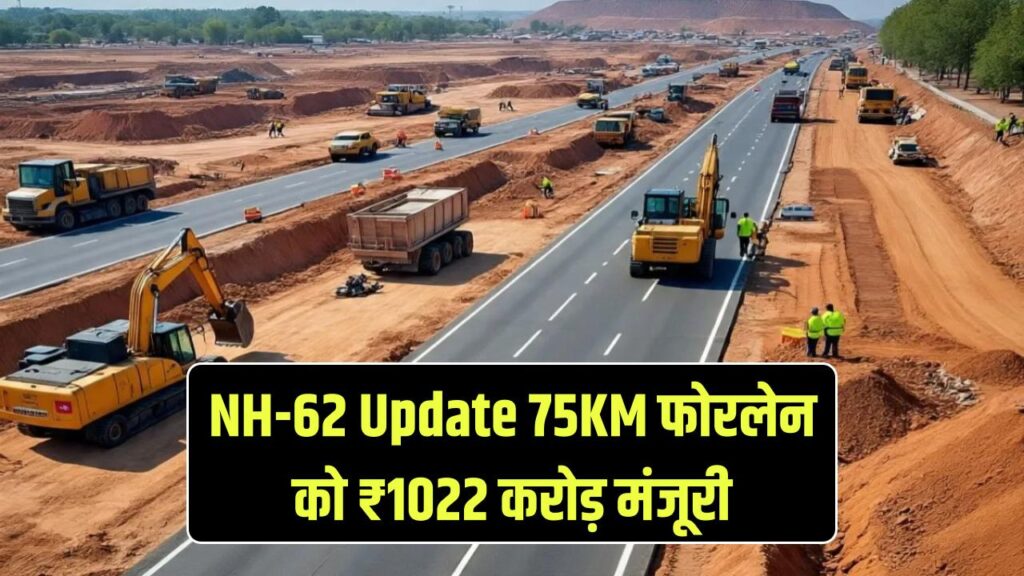 NH-62 Project Update: श्रीगंगानगर-सूरतगढ़ 75KM फोरलेन को ₹1022 करोड़ मंजूरी, 30 गांवों की जमीन अधिग्रहण खबर
