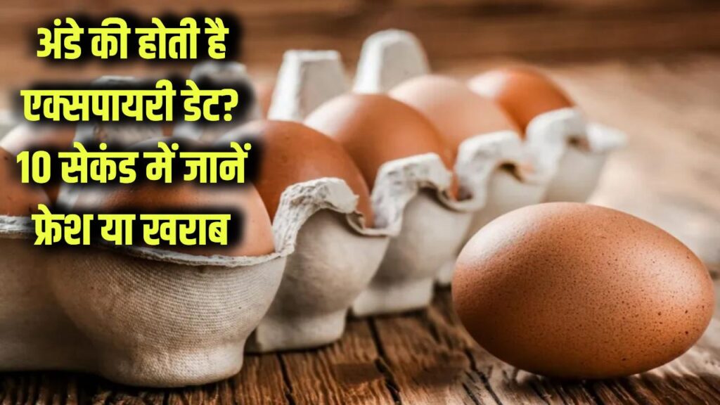 क्या आपको पता है अंडे की भी होती है ‘एक्सपायरी डेट’? इस 10 सेकंड की ट्रिक से पता करें अंडा फ्रेश है या जहर!